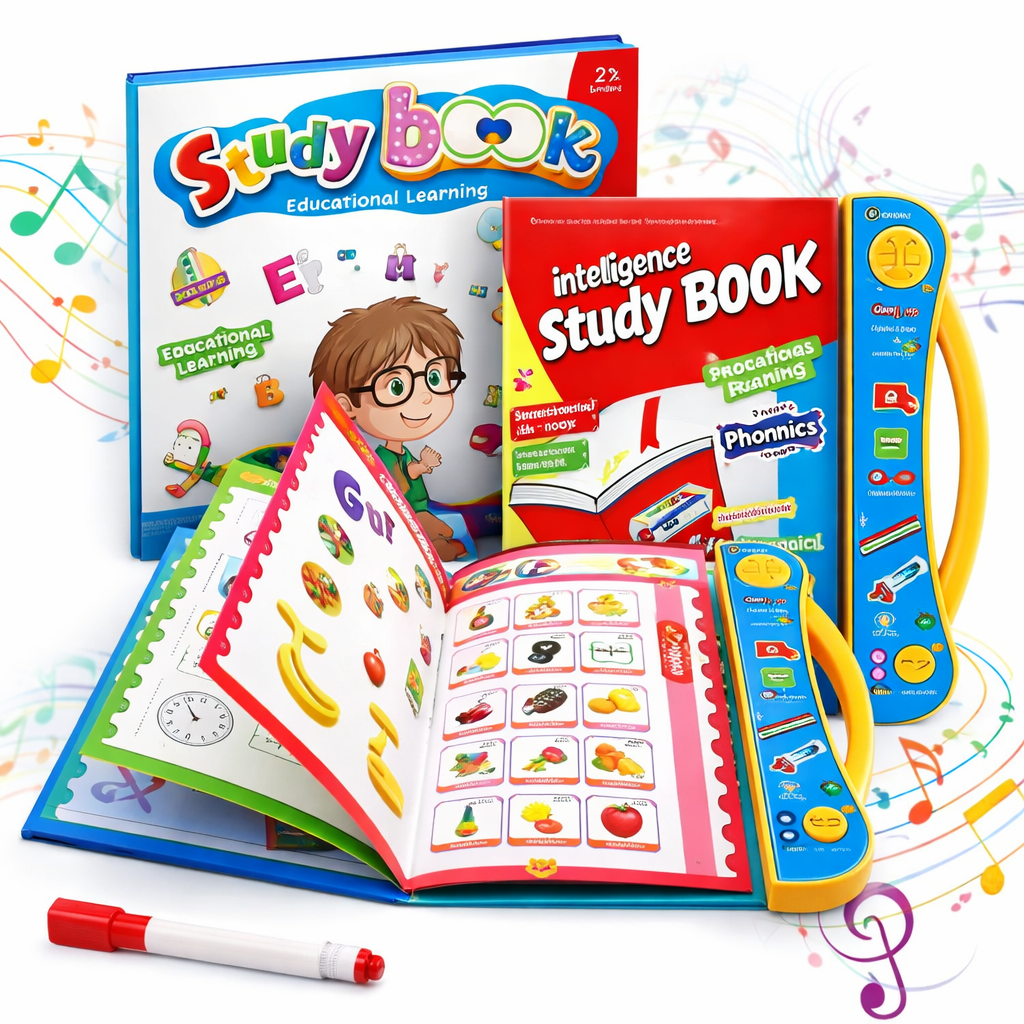 Smart Kiddo Intelligent Learning Book – Interactive Educational Toy for Toddlers
