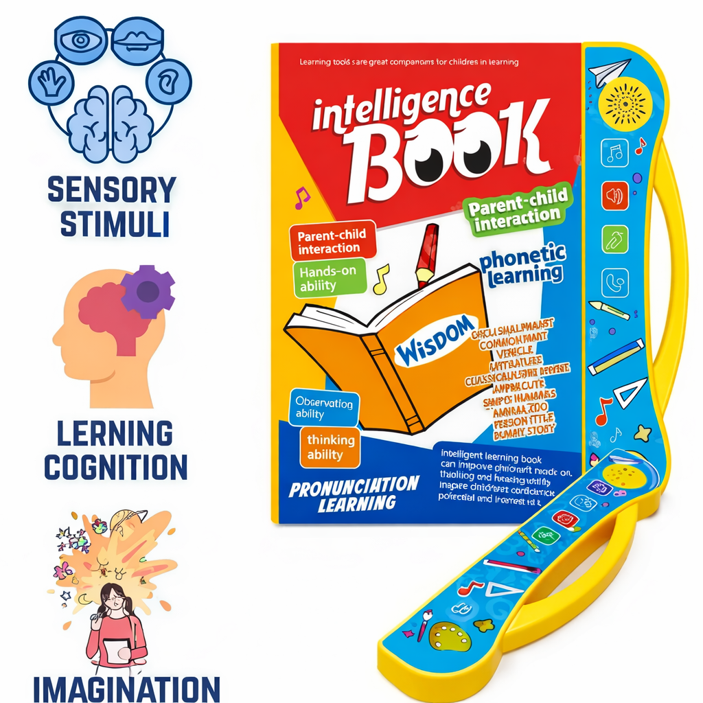 Smart Kiddo Intelligent Learning Book – Interactive Educational Toy for Toddlers