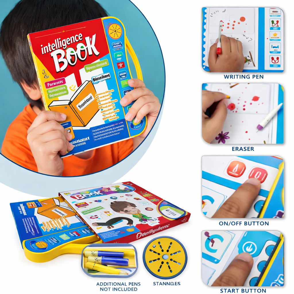 Smart Kiddo Intelligent Learning Book – Interactive Educational Toy for Toddlers